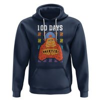 100th Day Of School Hoodie 101 Days Smarter Cool Bigfoot Sasquatch - Wonder Print Shop