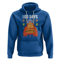 100th Day Of School Hoodie 101 Days Smarter Cool Bigfoot Sasquatch - Wonder Print Shop