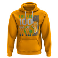 I Kicked 100 Days Of School Soccer Player Hoodie - Wonder Print Shop