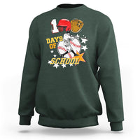 100th Day Of School Cool Baseball Player Sweatshirt - Wonder Print Shop