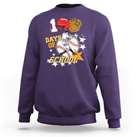 100th Day Of School Cool Baseball Player Sweatshirt - Wonder Print Shop