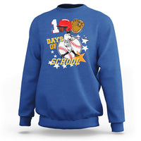 100th Day Of School Cool Baseball Player Sweatshirt - Wonder Print Shop