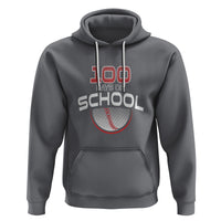 100th Day Of School Cool Baseball Player Hoodie - Wonder Print Shop