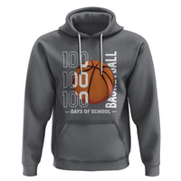 100th Day Of School Basketball Player Hoodie - Wonder Print Shop