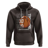 100th Day Of School Basketball Player Hoodie - Wonder Print Shop
