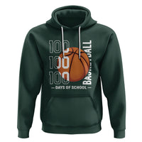 100th Day Of School Basketball Player Hoodie - Wonder Print Shop