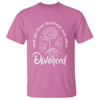 She Lived Happy Ever After Divorce T Shirt - Wonder Print Shop