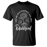 She Lived Happy Ever After Divorce T Shirt - Wonder Print Shop