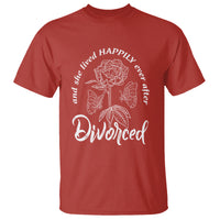 She Lived Happy Ever After Divorce T Shirt - Wonder Print Shop