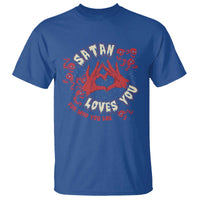 Funny Halloween T Shirt Satan Loves You For Who You Are - Wonder Print Shop