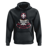 Funny Halloween Coffee Lover Hoodie Satan I Like My Coffee
