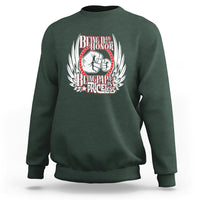 Father's Day Sweatshirt Being Dad Is An Honor Being Papa Is Priceless - Wonder Print Shop