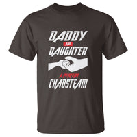 Father's Day T Shirt Dad Daughter A Perfect Chaos Team - Wonder Print Shop