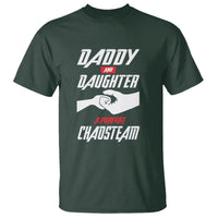 Father's Day T Shirt Dad Daughter A Perfect Chaos Team - Wonder Print Shop