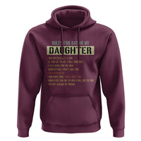 Dad Daughter Hoodie Funny Rules For Dating My Daughter - Wonder Print Shop