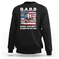 Girl Dad Sweatshirt DADD Dads Against Daughters Dating Skull America Flag - Wonder Print Shop