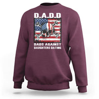 Girl Dad Sweatshirt DADD Dads Against Daughters Dating Skull America Flag - Wonder Print Shop