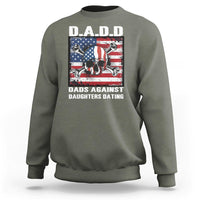 Girl Dad Sweatshirt DADD Dads Against Daughters Dating Skull America Flag - Wonder Print Shop