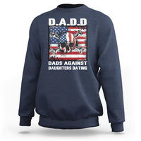 Girl Dad Sweatshirt DADD Dads Against Daughters Dating Skull America Flag - Wonder Print Shop