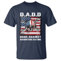 Girl Dad T Shirt DADD Dads Against Daughters Dating Skull America Flag - Wonder Print Shop