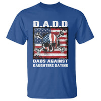 Girl Dad T Shirt DADD Dads Against Daughters Dating Skull America Flag - Wonder Print Shop