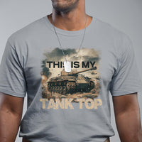 This Is My Tank Top T Shirt Funny Military Pun - Wonder Print Shop