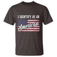 American Patriotic T Shirt I IDentify As An American TS09