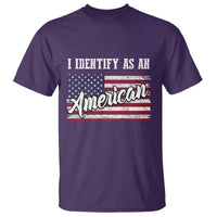 American Patriotic T Shirt I IDentify As An American TS09