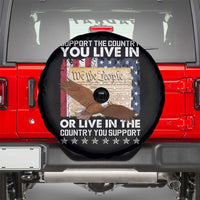 American Patriotic Spare Tire Cover Support The Country You Live In The Country You Support
