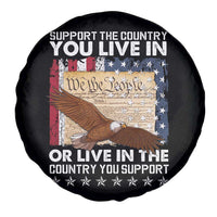 American Patriotic Spare Tire Cover Support The Country You Live In The Country You Support