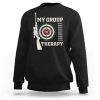 Gun Lover Sweatshirt My Group Therapy Shooting - Wonder Print Shop