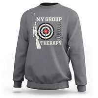 Gun Lover Sweatshirt My Group Therapy Shooting - Wonder Print Shop