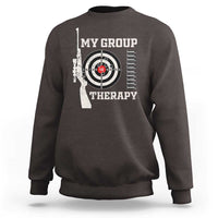 Gun Lover Sweatshirt My Group Therapy Shooting - Wonder Print Shop