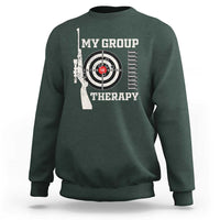 Gun Lover Sweatshirt My Group Therapy Shooting - Wonder Print Shop