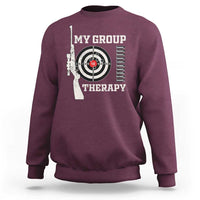 Gun Lover Sweatshirt My Group Therapy Shooting - Wonder Print Shop