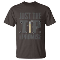 Funny Gun Lover T Shirt Just The Tip I Promise - Wonder Print Shop