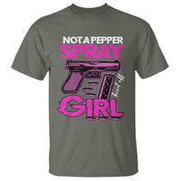 Funny Gun Owner T Shirt Not A Pepper Spray Kind Of Girl - Wonder Print Shop