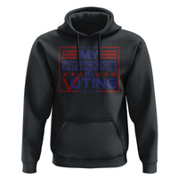 Funny US Election Hoodie Voting Is My Black Job - Wonder Print Shop