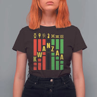 7 Principles Of Kwanzaa African American T Shirt For Women - Wonder Print Shop