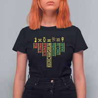 African American 7 Principles Of Kwanzaa T Shirt For Women - Wonder Print Shop