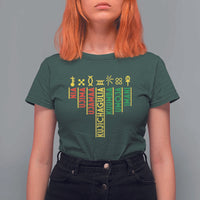 African American 7 Principles Of Kwanzaa T Shirt For Women - Wonder Print Shop