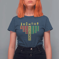 African American 7 Principles Of Kwanzaa T Shirt For Women - Wonder Print Shop