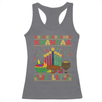 African American Kwanzaa Is Lit Racerback Tank Top