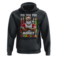 Merry Kwanzaa Hoodie African American Santa Black Christmas