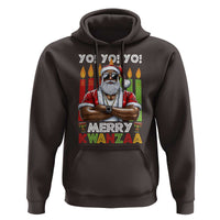 Merry Kwanzaa Hoodie African American Santa Black Christmas