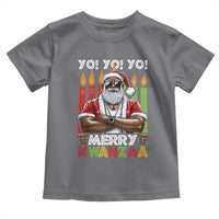 Merry Kwanzaa Toddler T Shirt African American Santa Black Christmas