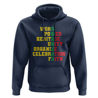 Kwanzaa Hoodie Work Power Heritage Unity Organize Celebration Faith