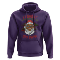 African American Santa Kwanzaa Hoodie I Love It When You Call Me Big Papa