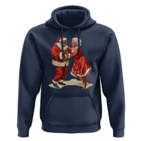 African American Christmas Hoodie Black Santa Mr Mrs Claus Dancing