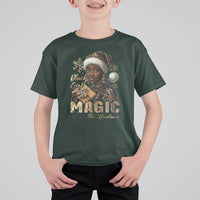 Xmas Melanin Black Girl Magic T Shirt For Kid - Wonder Print Shop